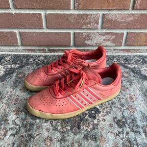 Adidas Oyster Holdings 350 Core Red / Men's 10.5 / Gum Sole Sneakers DB1975